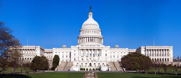 Capitólio dos Estados Unidos, local de reunião do Congresso norte-americano. (foto: Wiki Media Commons)