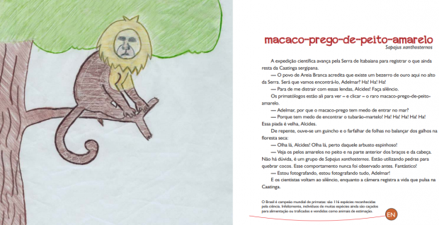 Livro infantil gratuito ensina preservação da fauna brasileira