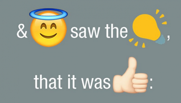 Bíblia “escrita” em emoji para adolescentes causa polêmica