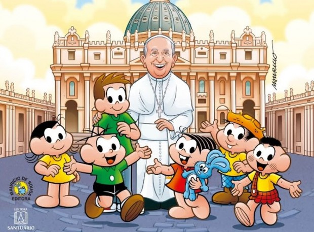 Papa Francisco vira personagem da Turma da Mônica em nova publicação