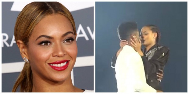 Beyoncé interrompe show para bailarina ser pedida em casamento no palco