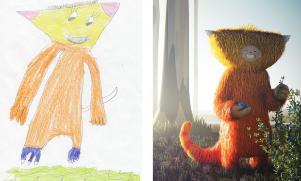 Projeto transforma desenhos de crianças em ilustrações incríveis