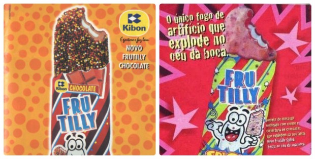 Os picolés Frutilly, da década de 90, e suas inovações