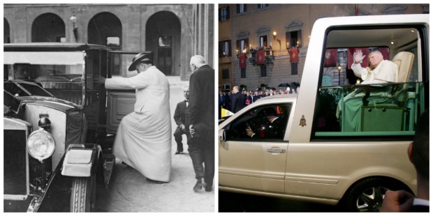 A história do papamóvel: os veículos que já carregaram os papas