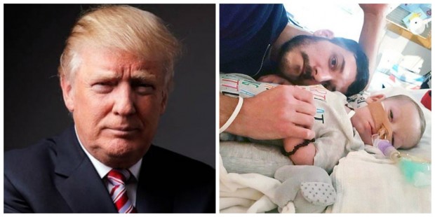 Trump se oferece publicamente para ajudar Charlie Gard