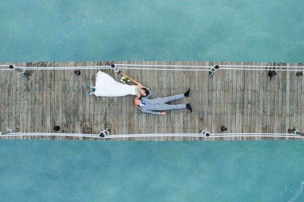 12 fotos de casamento incríveis tiradas com drones que você vai querer copiar