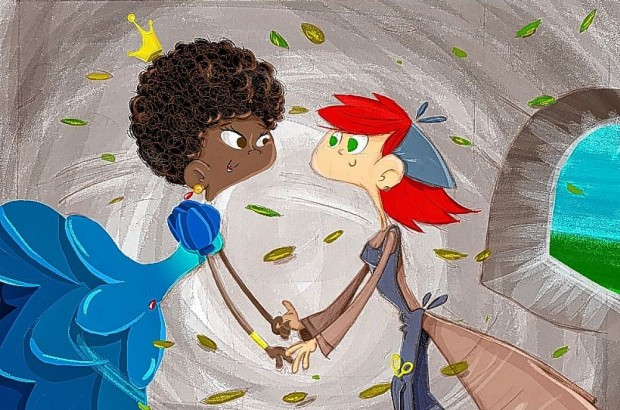 Capa do livro, A Princesa e a Costureira, no qual a polêmica peça é inspirada (foto: digvulgação).
