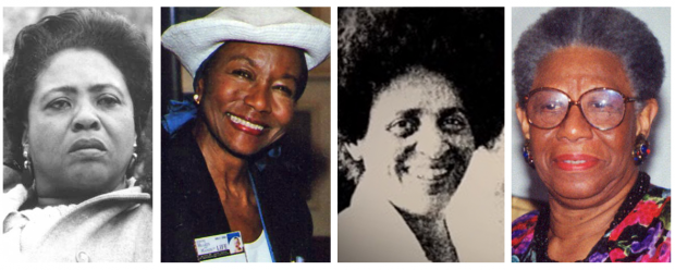 Fannie Lou Hamer, Mildred Jefferson, June Franklin e Erma Clardy Craven.