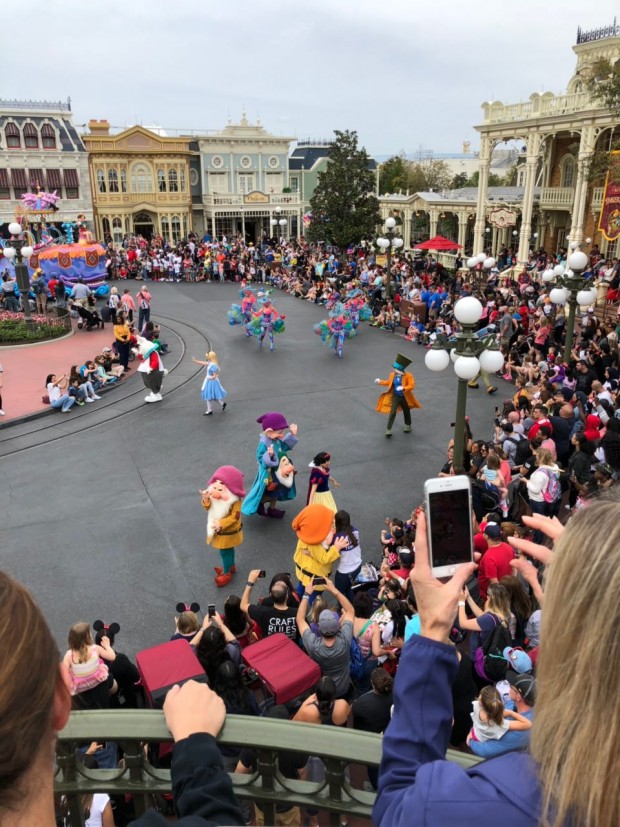 Crédito: Arquivo Pessoal - Parada no Magic Kingdom